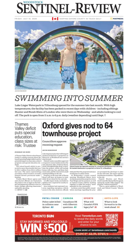 Cover of Sentinel-Review (Woodstock)