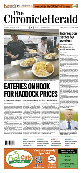 Cover of The Chronicle Herald (Provincial)