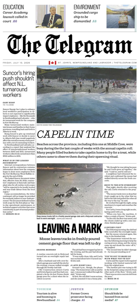 Cover of The Telegram (St. John's)