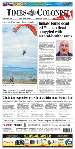 Cover of Times Colonist