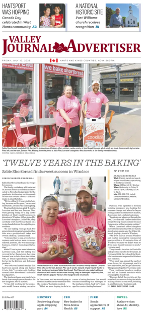 Cover of Valley Journal Advertiser