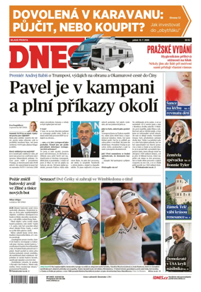 Cover of Dnes Prague Edition