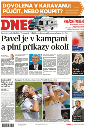 Cover of MF DNES
