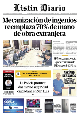 Cover of Listin Diario