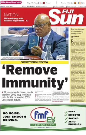 Cover of Fiji Sun