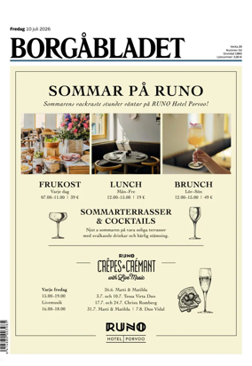 Cover of Borgabladet