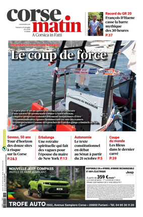 Cover of Corse Matin