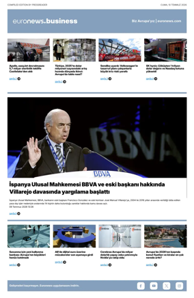 Cover of Euronews Business (Turkish) Compiled Editions