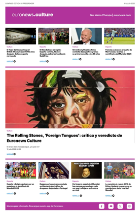 Cover of Euronews Culture and Sport (Spanish) Compiled Edition