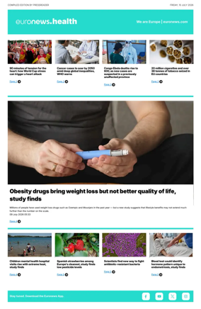 Cover of Euronews Health (English) Compiled Edition