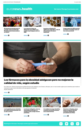 Cover of Euronews Health (Spanish) Compiled Edition