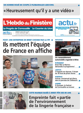 Cover of L'Hebdo du Finistere - Le Progres de Cornouaille Le Courrier du Leon