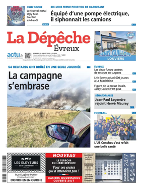 Cover of La Depeche Evreux