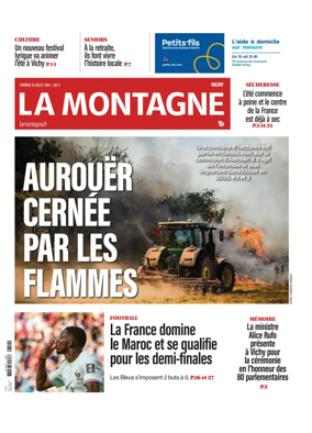 Cover of La Montagne (Vichy)