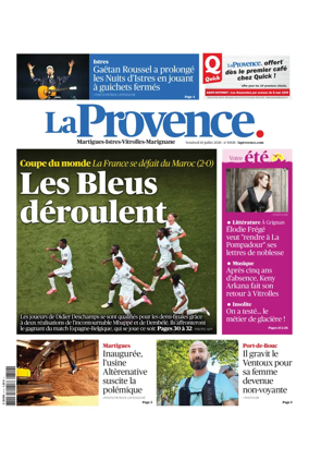 Cover of La Provence Martigues-Istres-Vitrolles-Marignane