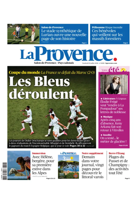Cover of La Provence Salon-de-Provence / Pays salonais