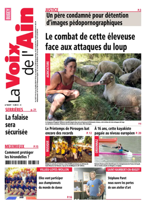 Cover of La Voix de l’Ain Amberieu en Bugey - Meximieux