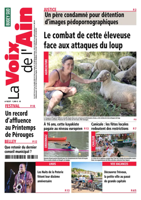 Cover of La Voix de l’Ain Belley