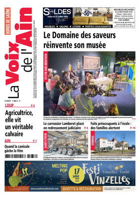Cover of La Voix de l’Ain Bords de Saone