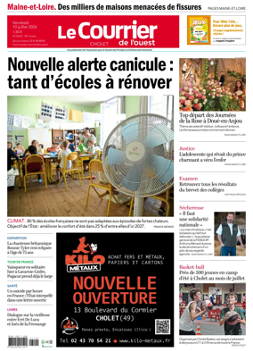 Cover of Le Courrier de l’Ouest (Cholet)