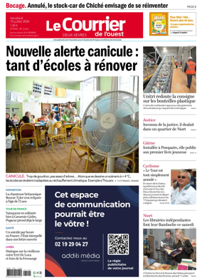Cover of Le Courrier de l’Ouest (Deux-Sevres)