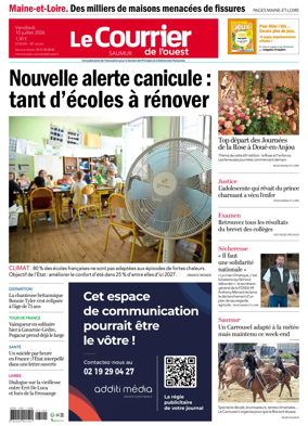 Cover of Le Courrier de l’Ouest (Saumur)