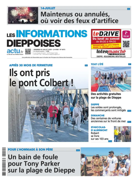 Cover of Les Informations Dieppoises