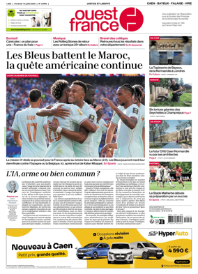 Cover of Ouest France (Caen - Bayeux - Falaise - Vire)