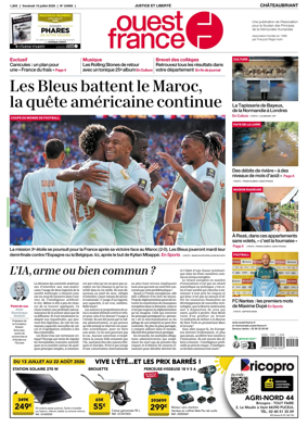 Cover of Ouest France (Chateaubriant)