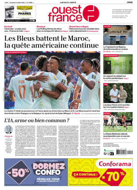 Cover of Ouest France (Orne)