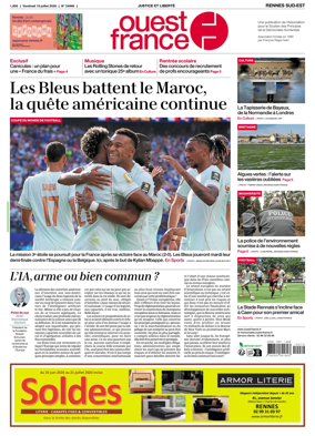 Cover of Ouest-France (Rennes Sud-Est)