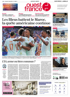 Cover of Ouest-France (Saint-Brieuc Lamballe)