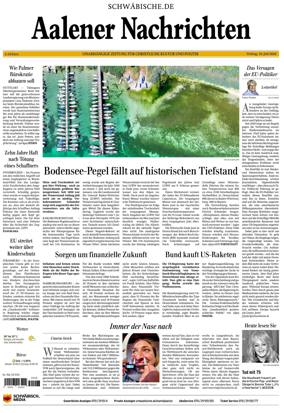 Cover of Aalener Nachrichten