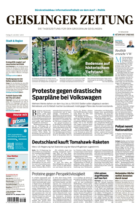 Cover of Geislinger Zeitung