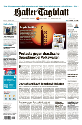Cover of Haller Tagblatt