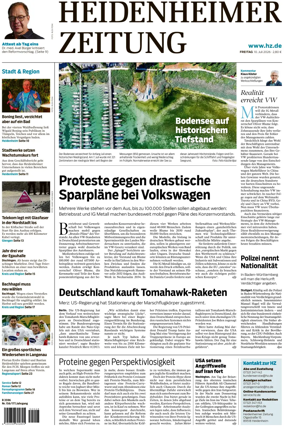 Cover of Heidenheimer Zeitung