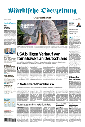 Cover of Markische Oderzeitung Oderland-Echo