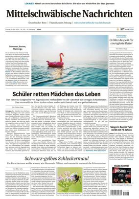 Cover of Mittelschwaebische Nachrichten