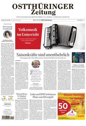 Cover of Ostthuringer Zeitung (Schleiz)