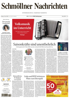 Cover of Ostthuringer Zeitung (Schmolln)