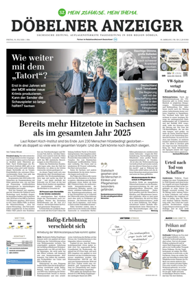 Cover of Sachsische Zeitung (Dobeln)