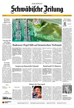 Cover of Schwabische Zeitung (Alb-Donau)