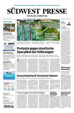 Cover of SUDWEST PRESSE - Neckar-Chronik