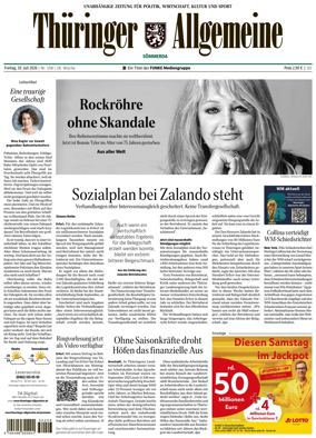 Cover of Thuringer Allgemeine (Sommerda)