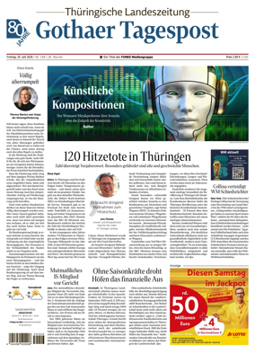 Cover of Thuringische Landeszeitung (Gotha)