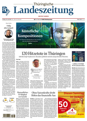 Cover of Thuringische Landeszeitung (Unstrut-Hainich-Kreis)