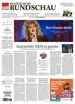 Cover of Westfalische Rundschau (Ennepetal)