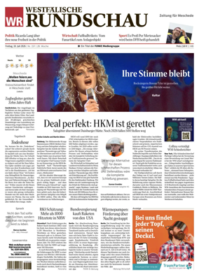 Cover of Westfalische Rundschau (Meschede)
