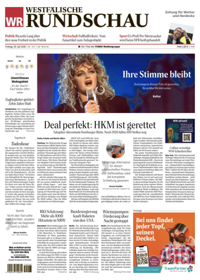 Cover of Westfalische Rundschau (Wetter)