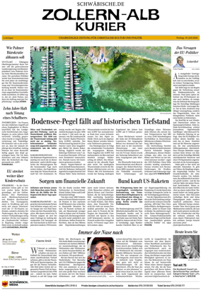 Cover of Zollern-Alb-Kurier (Balingen)